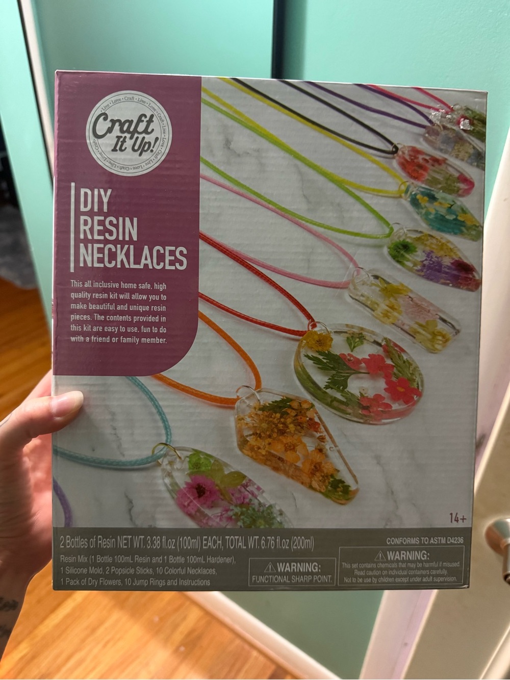 DIY Resin Necklaces Kit - Multi-Color